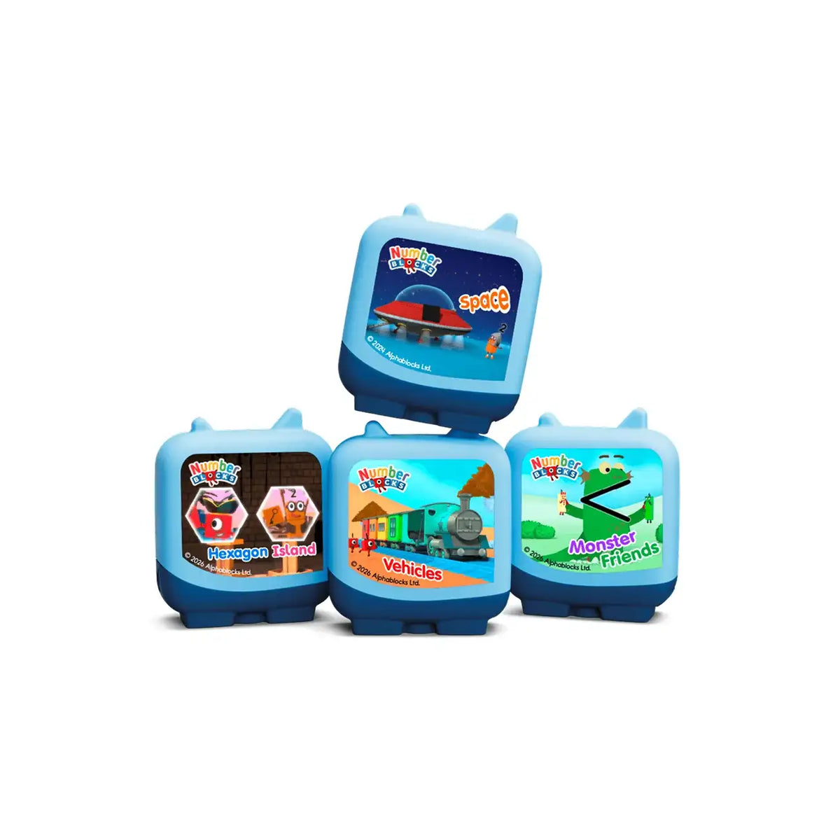 Numberblocks Pocket Tonies - 4 Pack